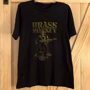 NineLine apparel Brass Monkey t shirt sz large